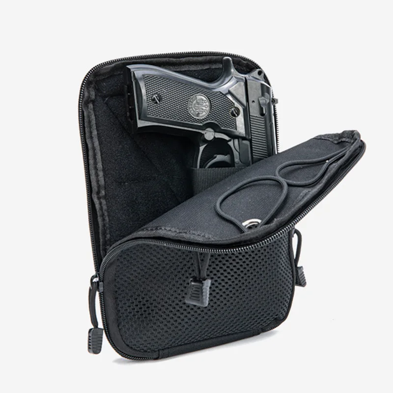 Edc Carry Fanny Pack - Molle 전술 숨겨진 총 홀스터 파우치