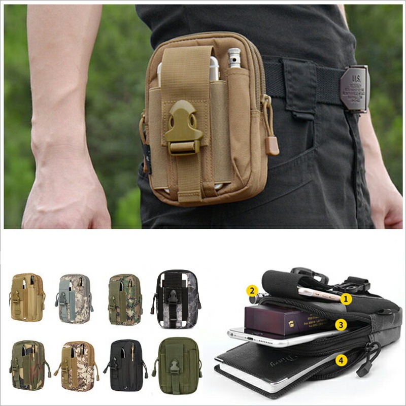 Edc Carry Kit - 작은 몰리 파우치 허리 팩 가방