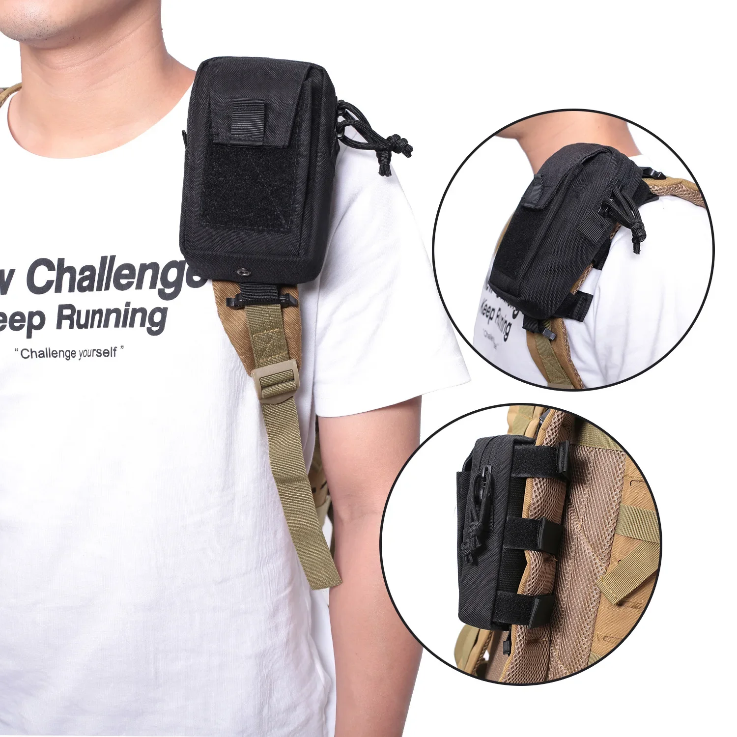 몰레 백팩 스트랩 폰 홀더 허리 파우치 (아웃도어 스포 - Edc Carry Kit 리뷰 및 가격