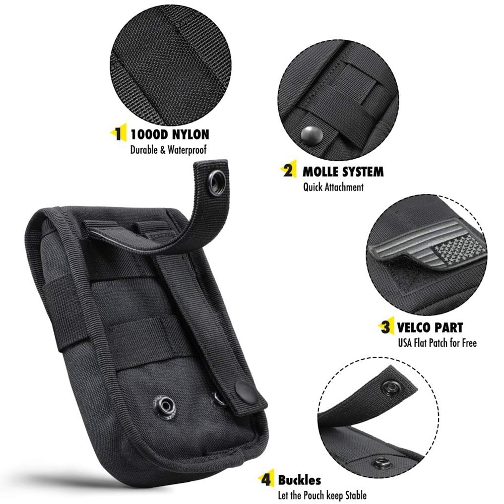 전술용 폰 파우치 몰리, 스마트폰 홀스터 가방 EDC  - Edc Carry Fanny Pack 리뷰 및 가격